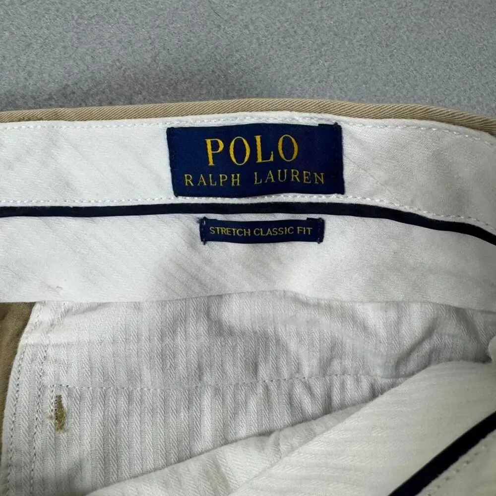 Polo-ralph-lauren Men's Tan and Cream Shorts
